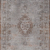 Vintage Floor Rug - The Fading World Grey Ebony 8257