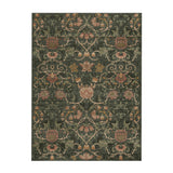 Floral rug – Rosie Dark Green