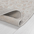 Round outdoor rug - Piatto Argento Silver/White