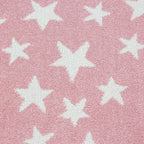 Kids floor rug - Bambi Star Pink