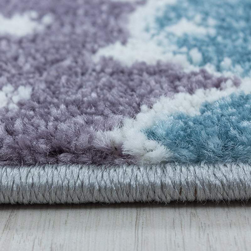 Children's floor rug - Lucy Clouds Gray