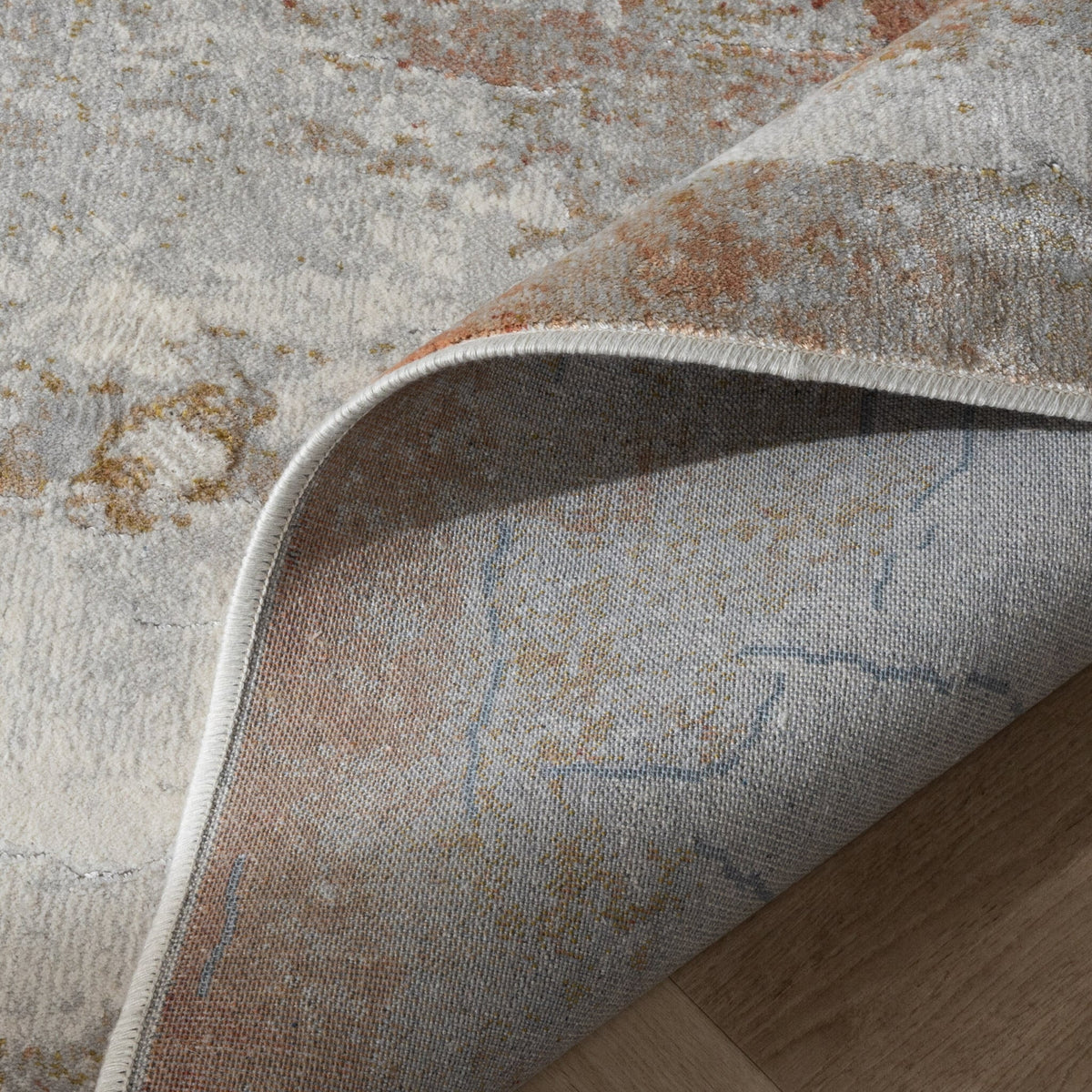 Luxury Rug - Marnix Grunge Cream/Terracotta
