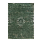 Vintage Floor Rug - Fading World Medallion Green 9146