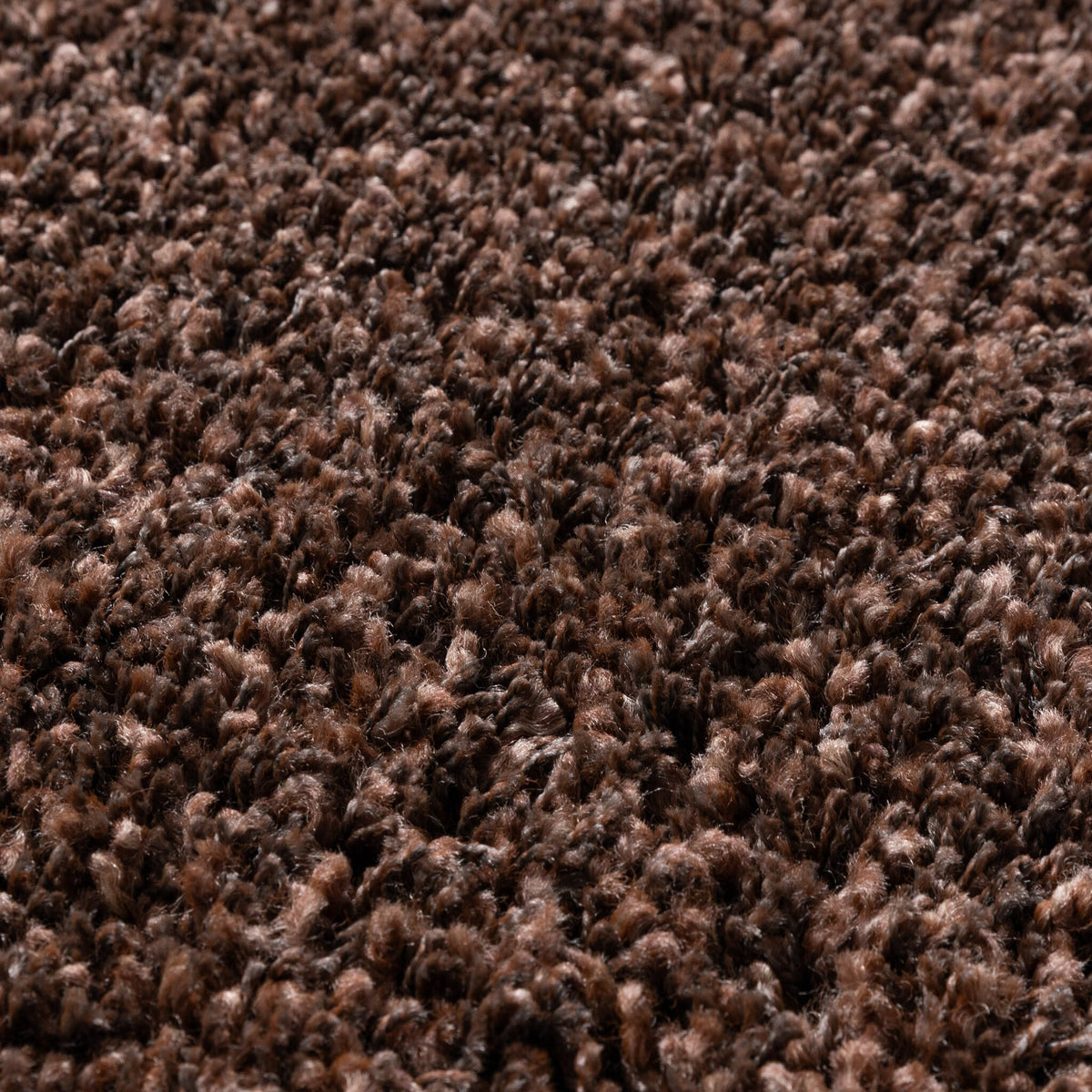 Round shaggy rug - Yves Brown