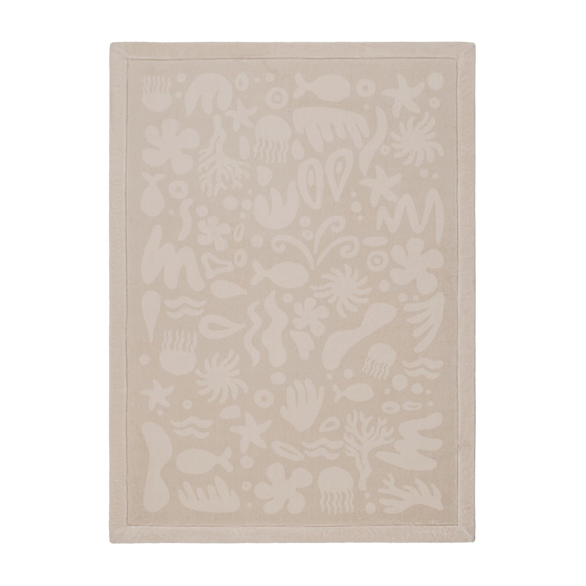 Washable play mat - Flo Beige