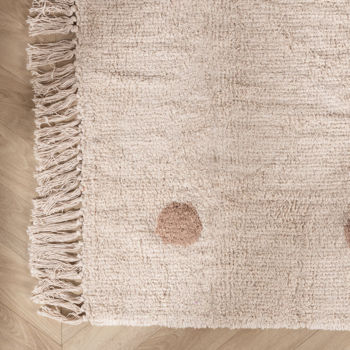 Kids Room Rug – Lou Dots Taupe