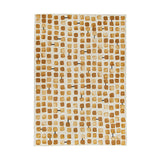 Abstract floor rug - Cobblestone Peach Party 9346