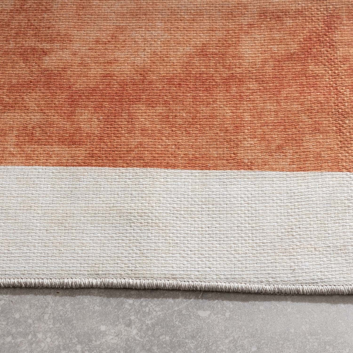 Retro Indoor Outdoor Rug - Pop Lines Terracotta