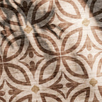 Tapis d'extérieur géométrique - Mosaic Petal Terracotta
