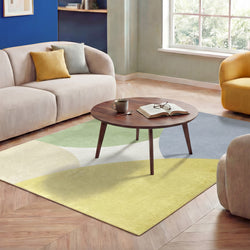 Geometric Rug – Swing Circles Blue/Green