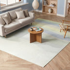 Geometrisch vloerkleed - Swing Waves Blauw/Groen