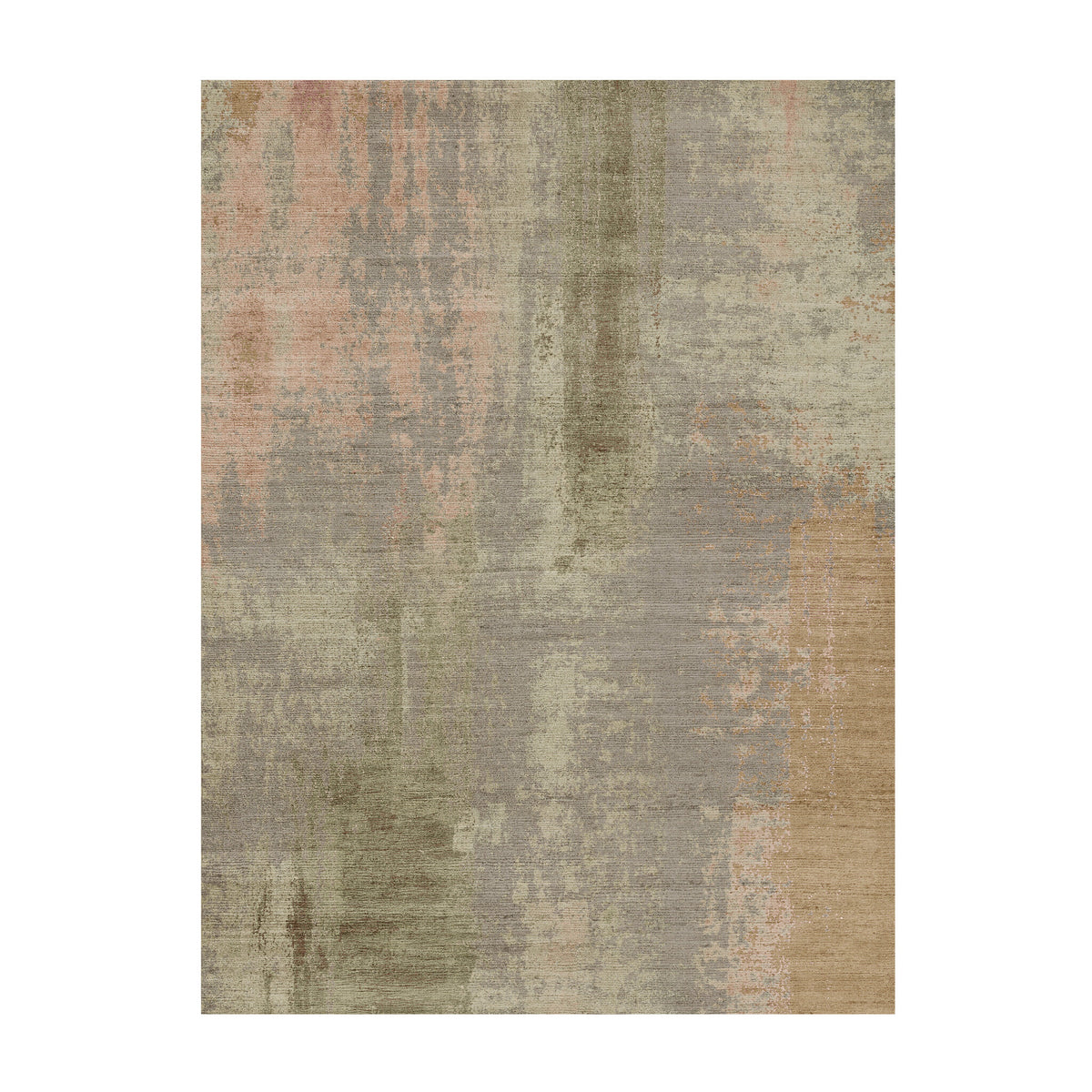 Abstract rug - Rusty Pastel