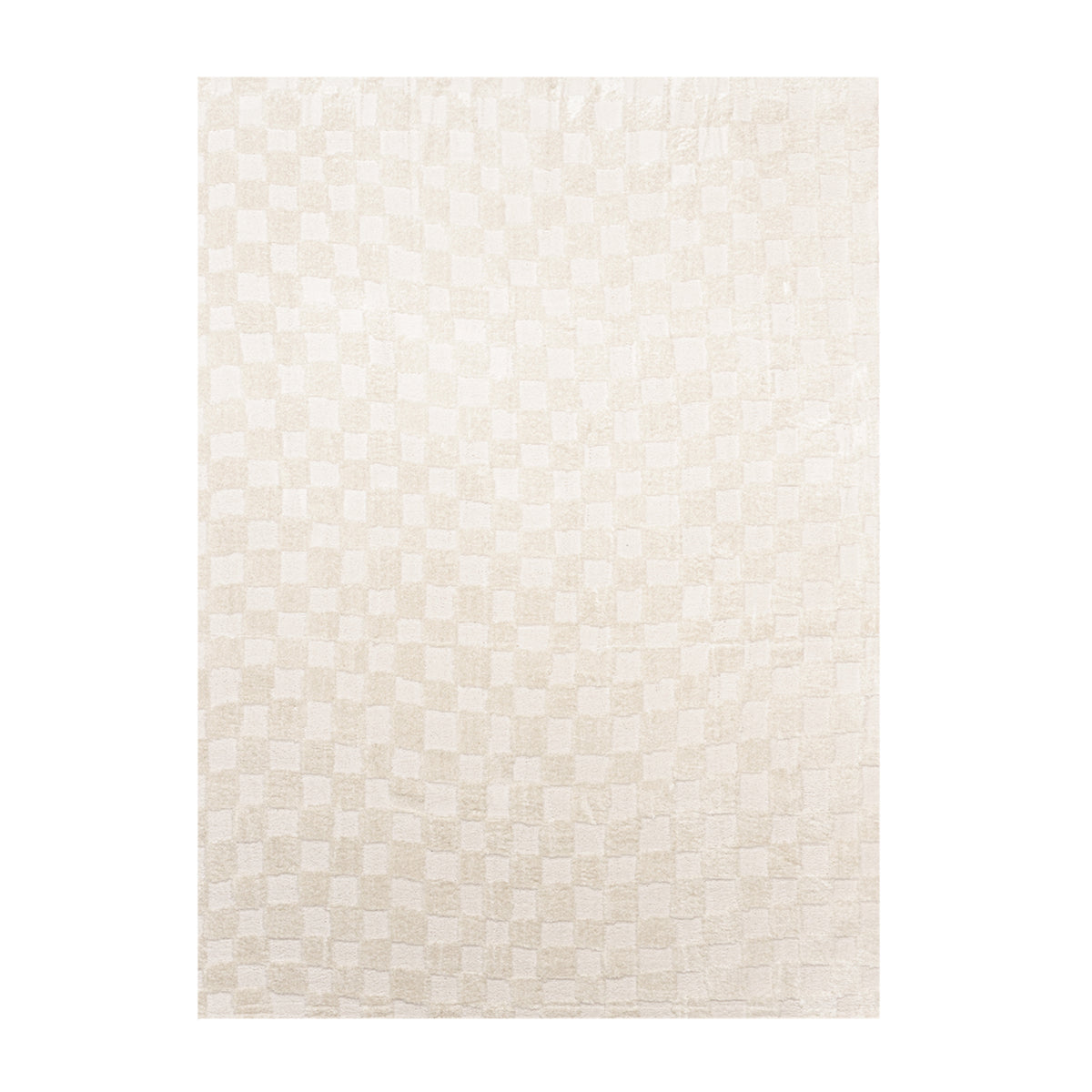 Japandi Rug - Yori Checkerboard Cream