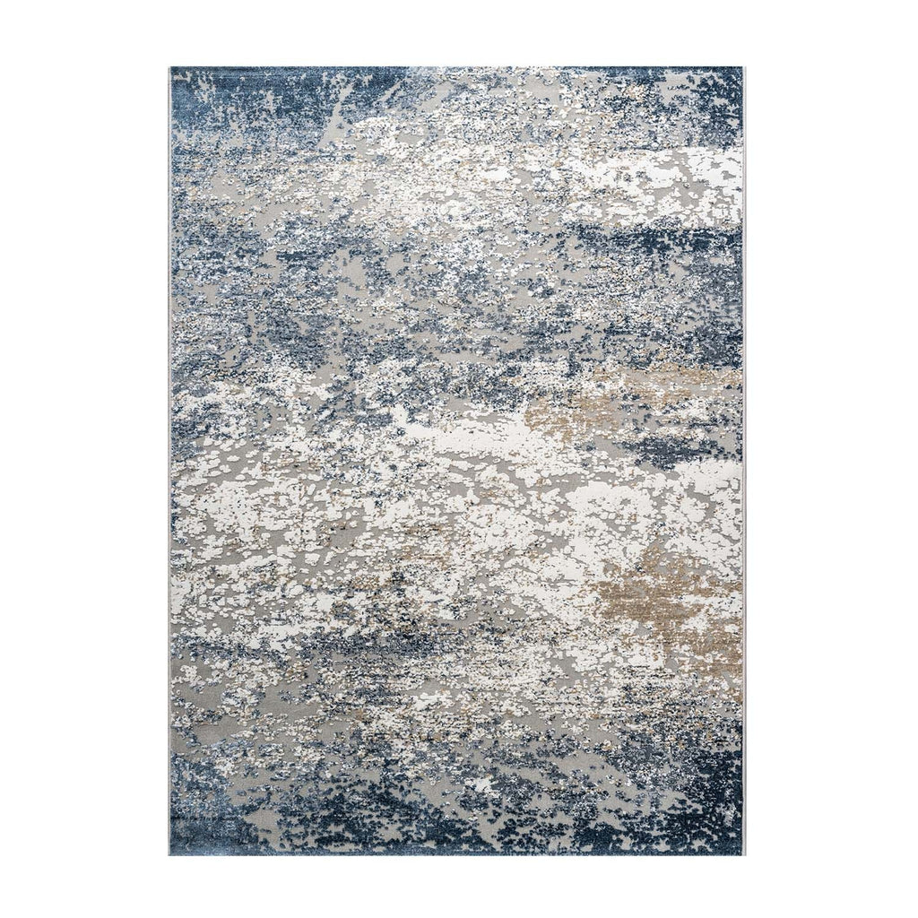 Modern vloerkleed - Carlton Blauw 7777