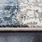 Modern vloerkleed - Carlton Blauw 7777