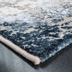 Modern vloerkleed - Carlton Blauw 7777
