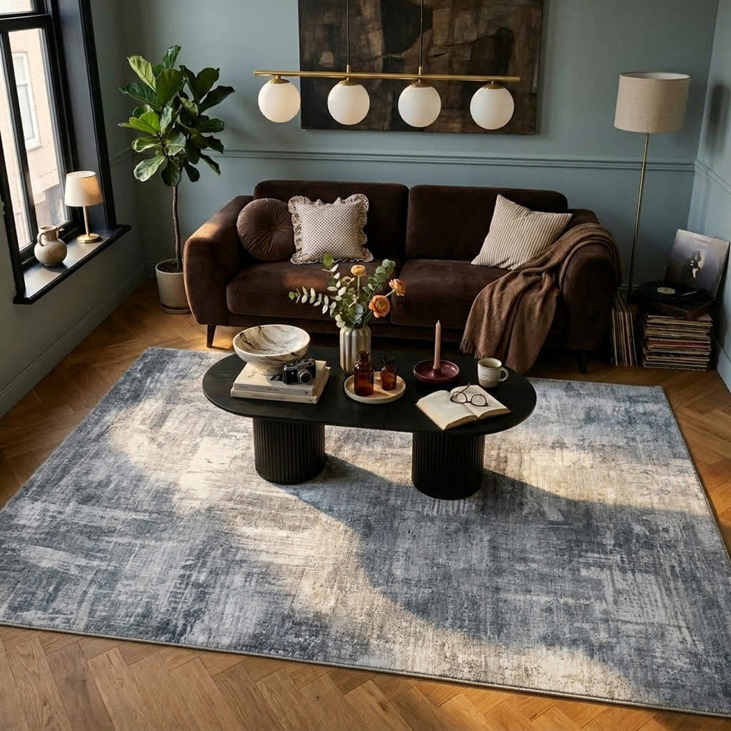 Tapis moderne - Strength Gris/Vert
