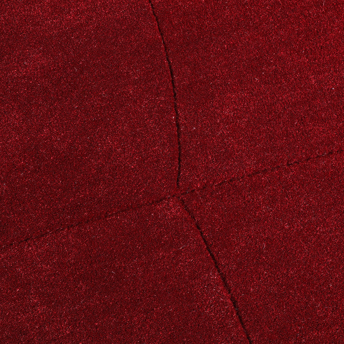 Organic rug - Chester Blocks Red