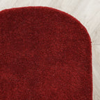 Organic rug - Chester Lines Red