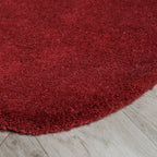 Organic rug - Chester Lines Red