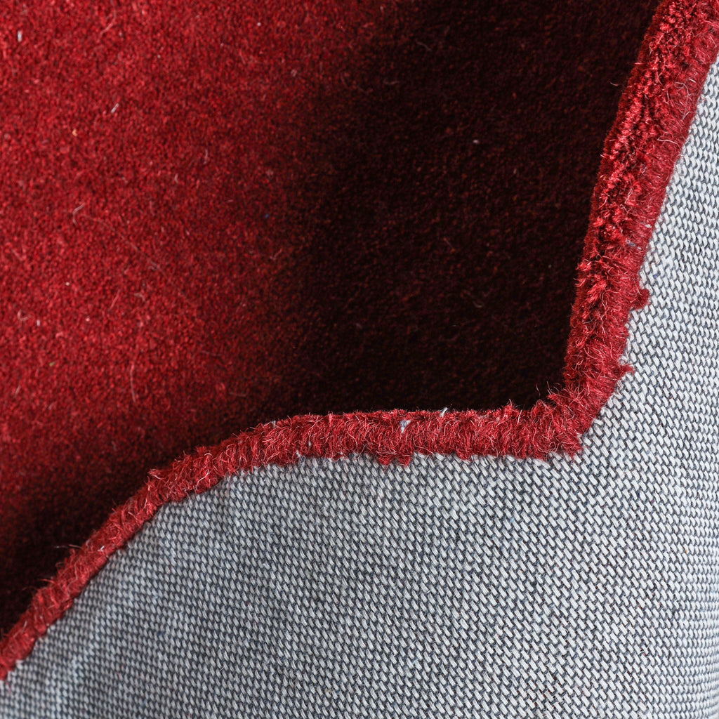 Organic rug - Chester Lines Red
