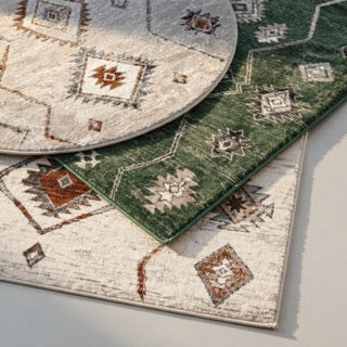 Berber rug - Blend Aztec Green