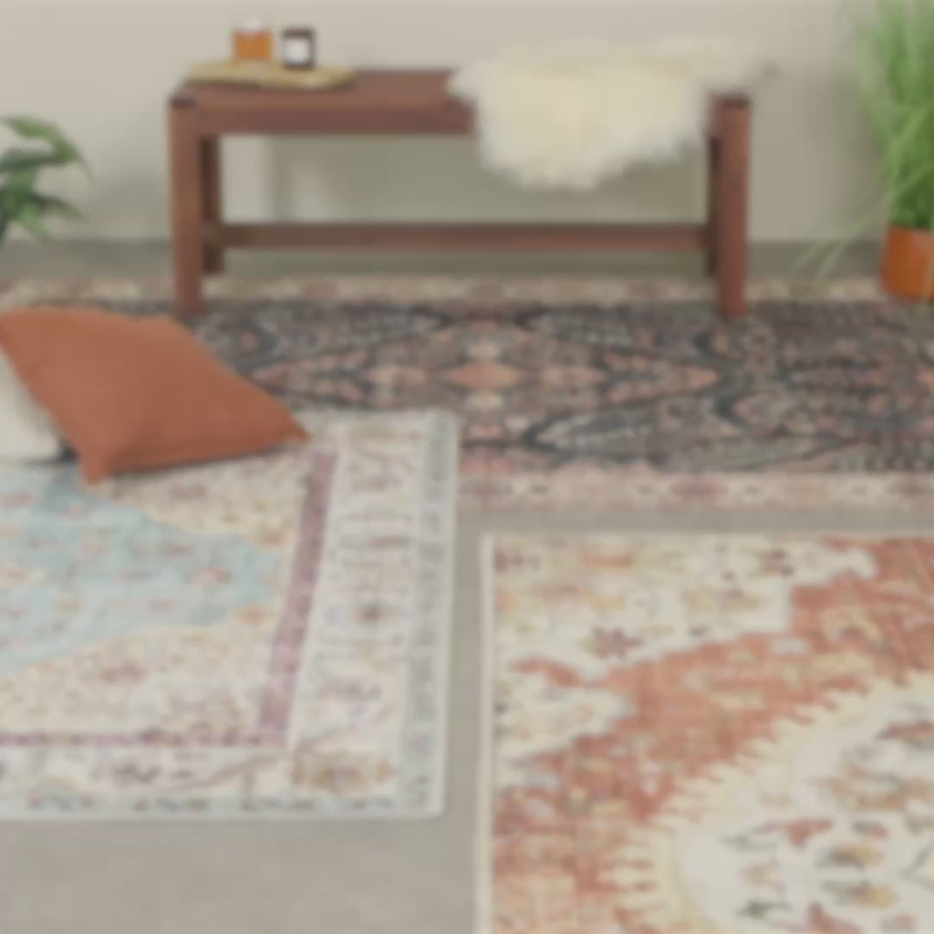 Vintage buitenkleed - Santo Mandala Olijfgroen