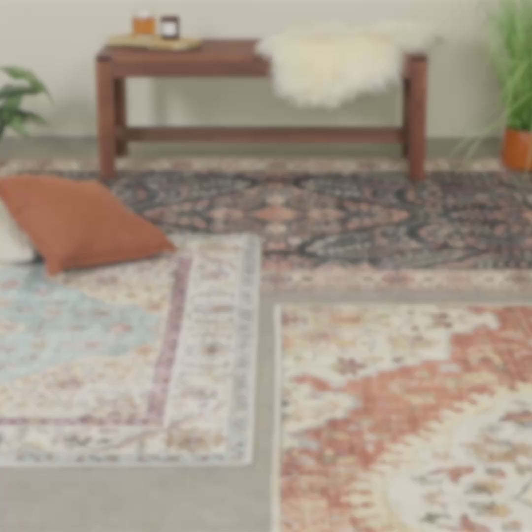 Vintage buitenkleed - Santo Mandala Olijfgroen