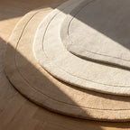 Organisch vloerkleed - Halo Pebble Beige