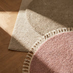 Hoogpolig vloerkleed - Lofty Creme/Wit