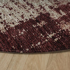 Rond abstract vloerkleed - Rusty Multicolour