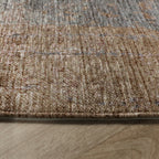 Rond abstract vloerkleed - Rusty Pastel