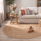 Jute vloerkleed - Fair Rond Naturel