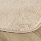 Tapis lavable rond - Puck Beige