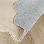 Tapis lavable rond - Puck Beige