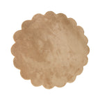 Tapis lavable rond - Puck Marron