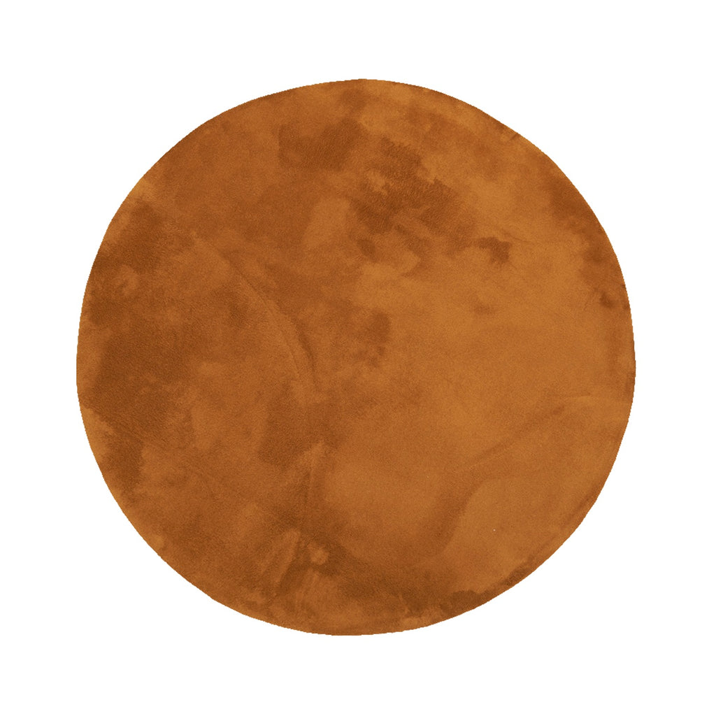 Round Washable Rug - Vivid Terra