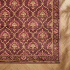 Vintage vloerkleed - Sage Grid Rood