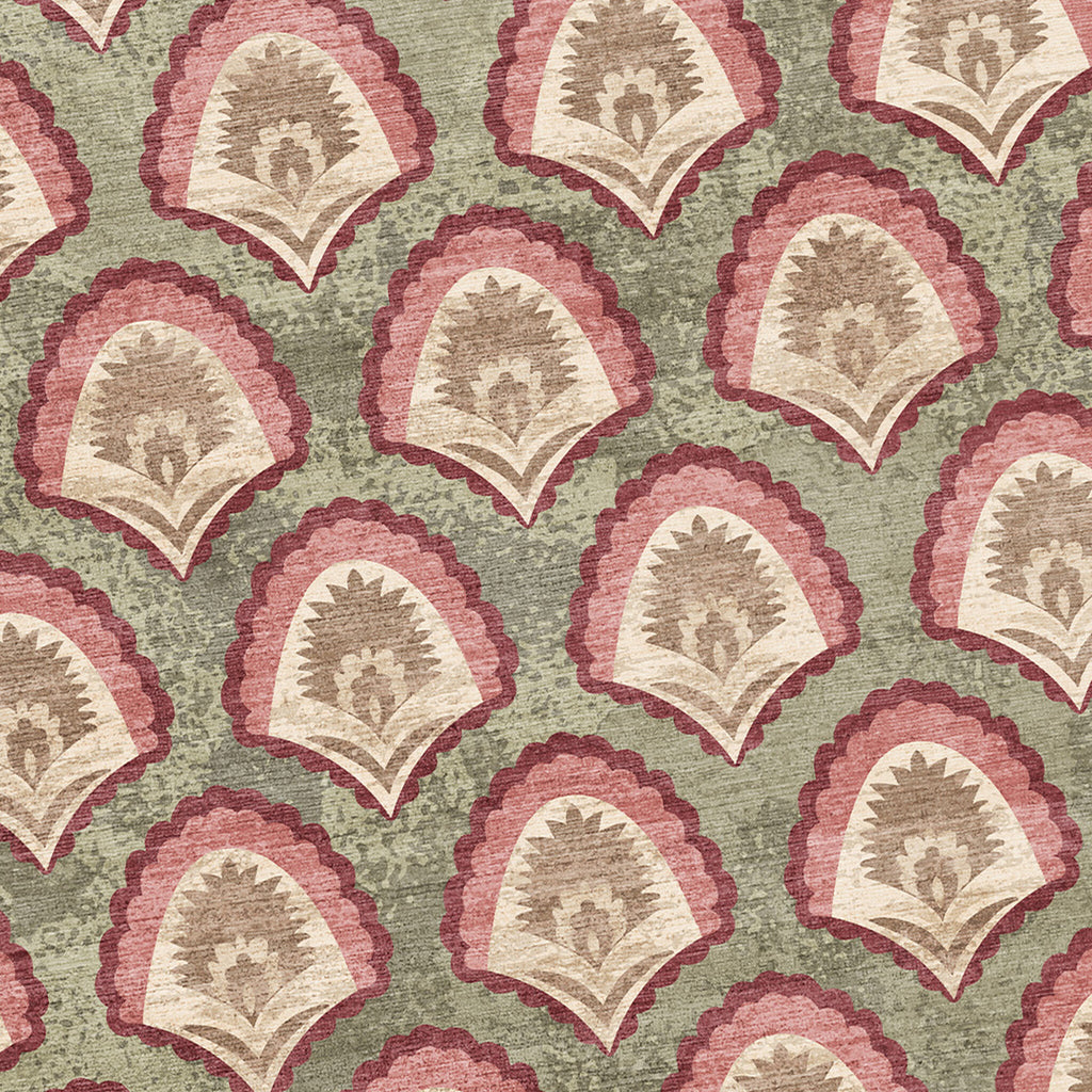 Vintage vloerkleed - Sage Pattern Green