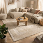 Tapis scandinave - Lova Border Beige