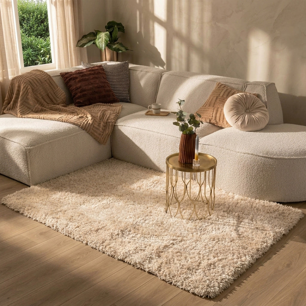 Shaggy vloerkleed - Blaze Beige