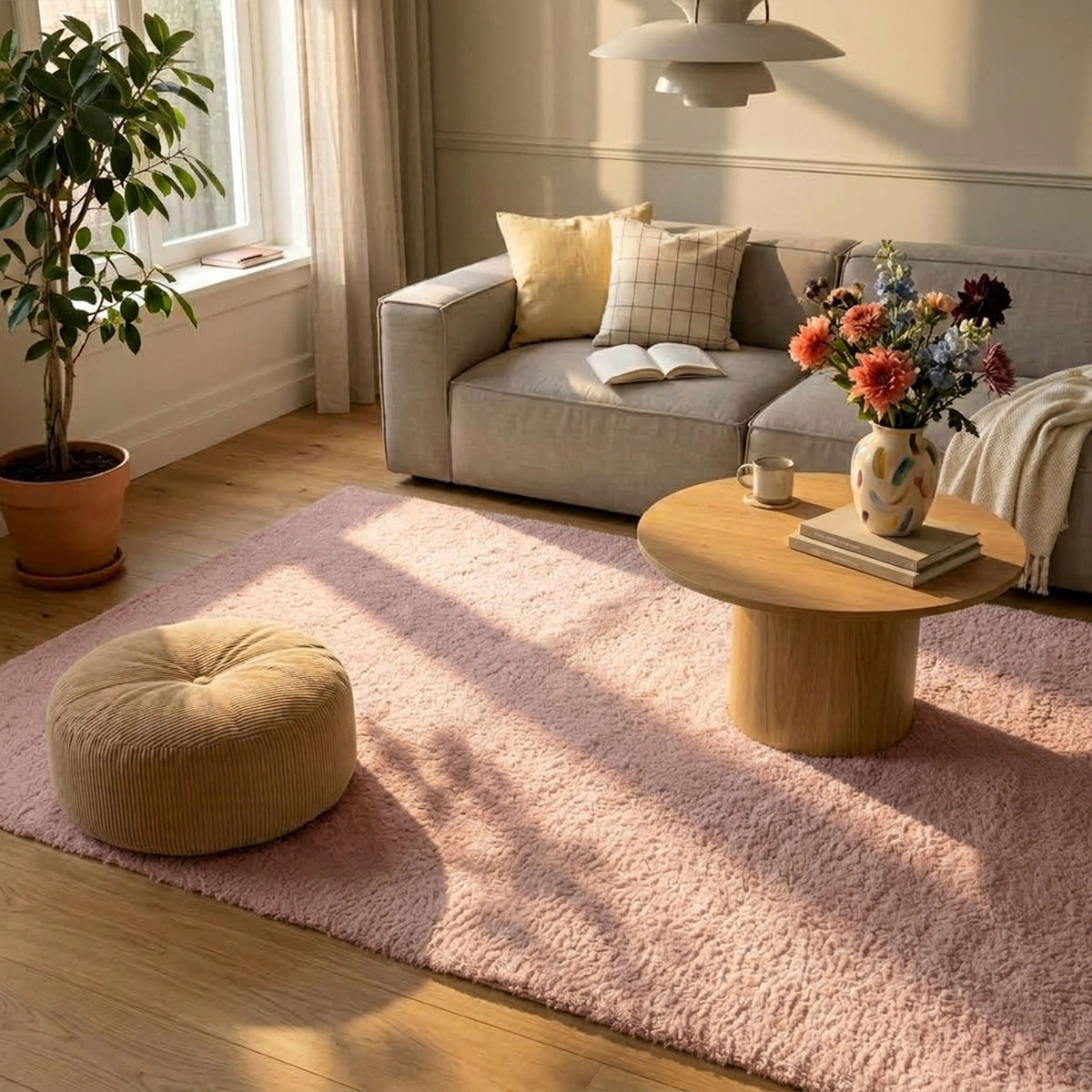 Tapis doux - Teddy Rose