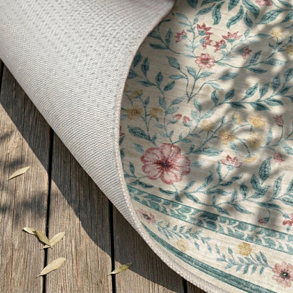 Tapis d'extérieur vintage - Luana Green