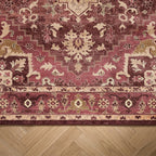 Vintage vloerkleed - Sage Medallion Red
