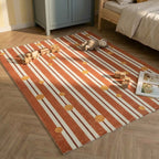 Wasbaar kindervloerkleed - Billy Dots Terracotta