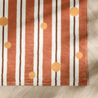 Wasbaar kindervloerkleed - Billy Dots Terracotta