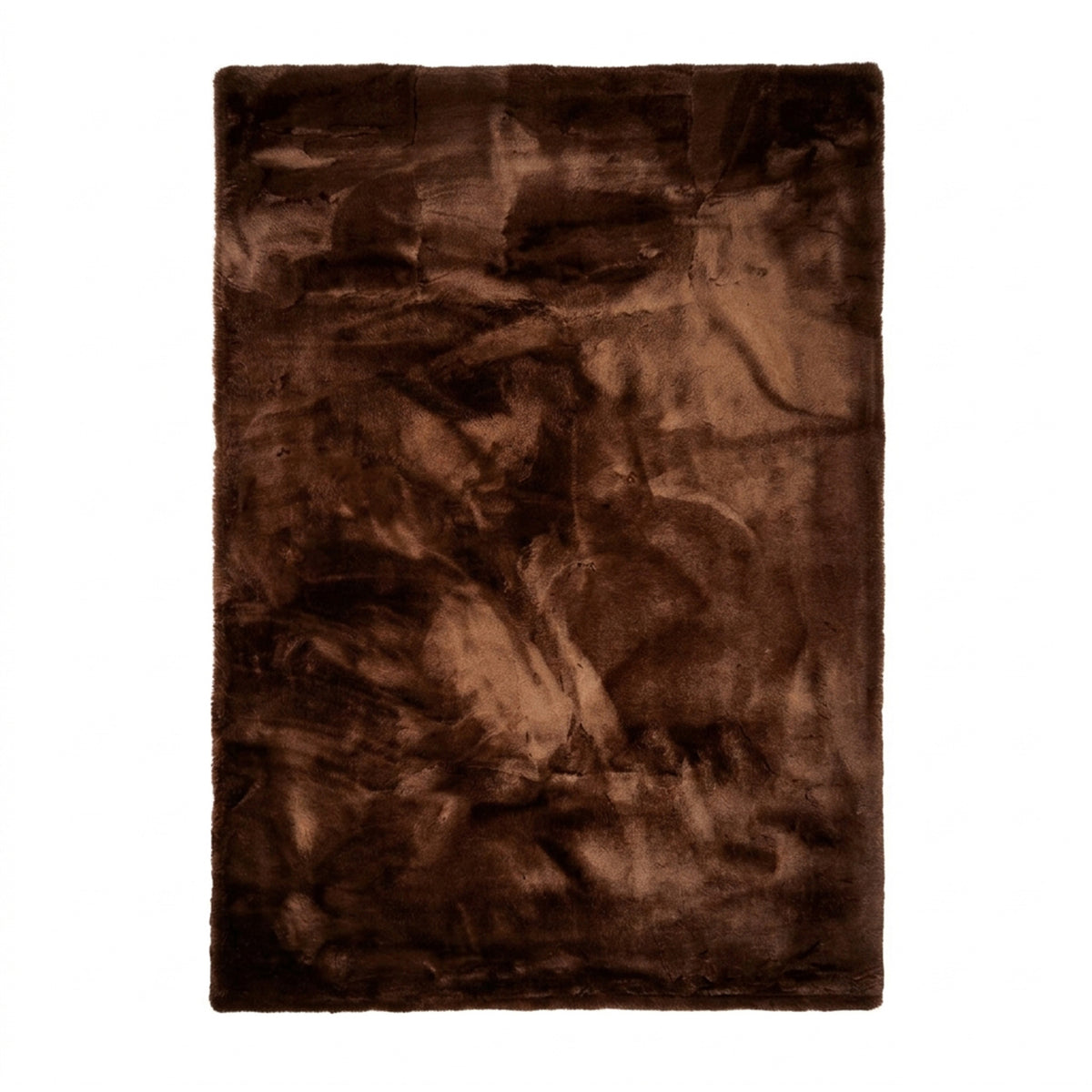 Tapis doux à poils hauts - Comfy Supreme Brun foncé