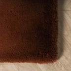 Tapis doux à poils hauts - Comfy Supreme Brun foncé