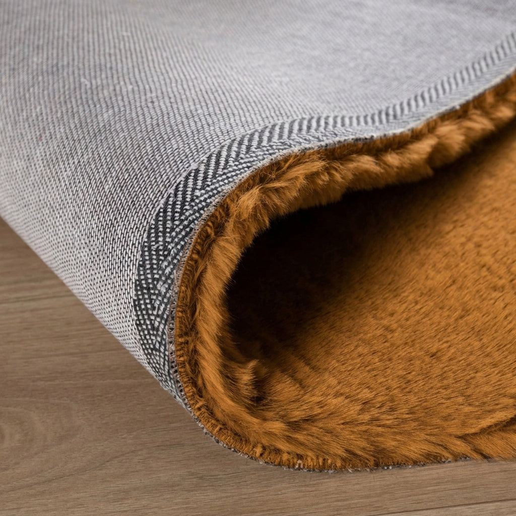 Tapis doux à poils hauts - Comfy Supreme Jaune ocre