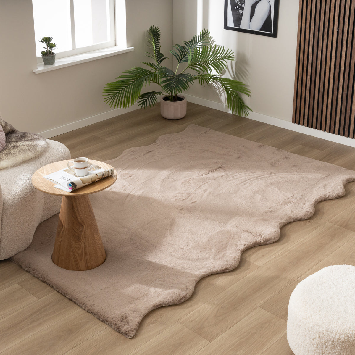 Tapis doux à poils longs - Comfy Supreme Wavy Taupe